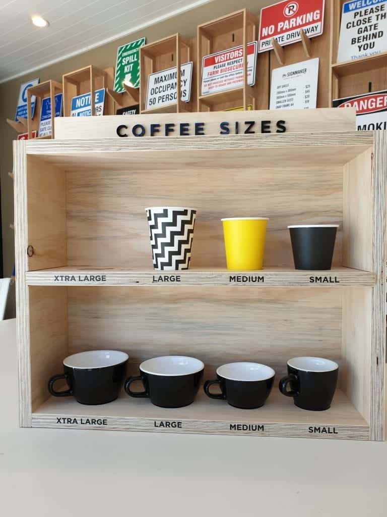 Coffee Sizes