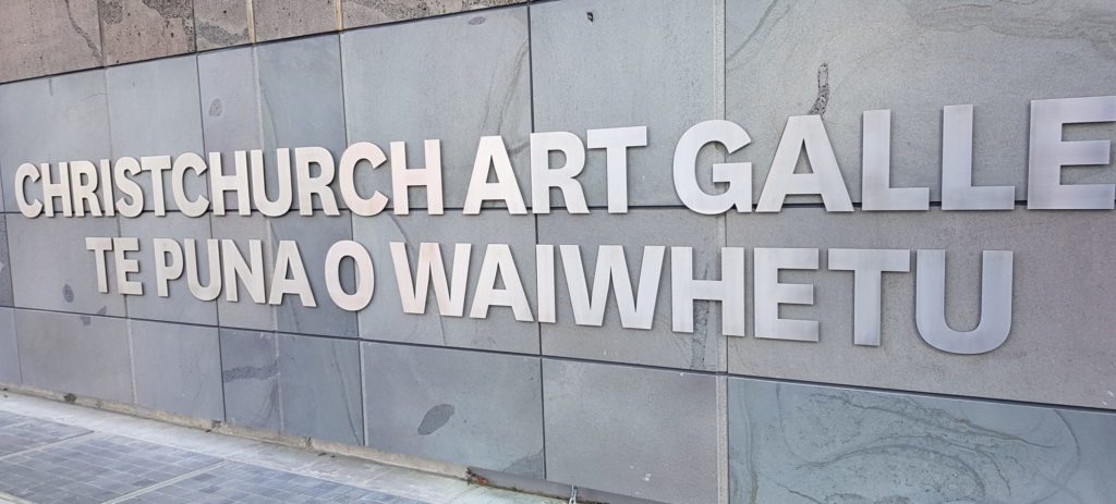 Signwise Group - Stainless Steel Letters for Christchurch Art Gallery