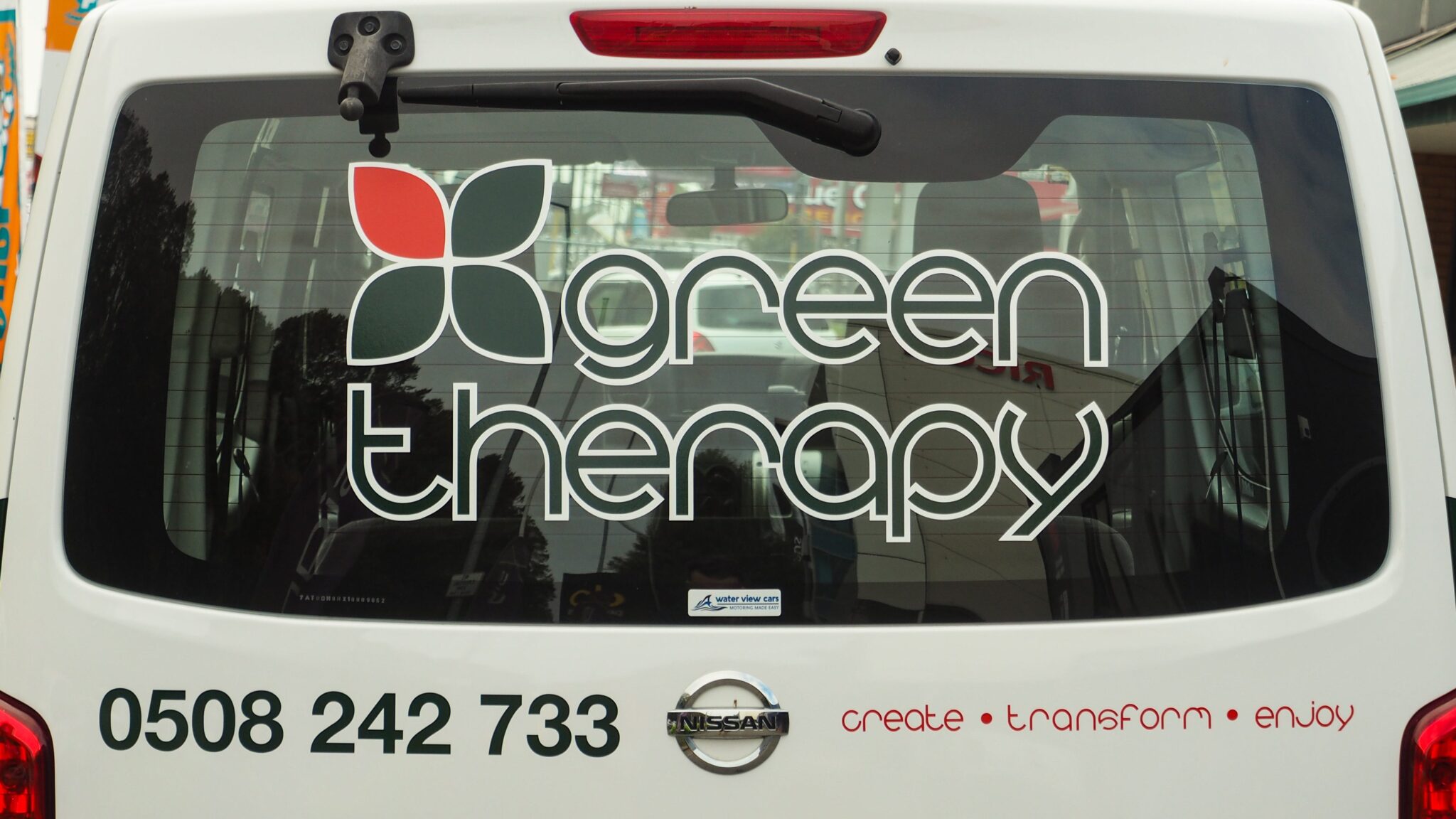 Green Therapy Van Graphics