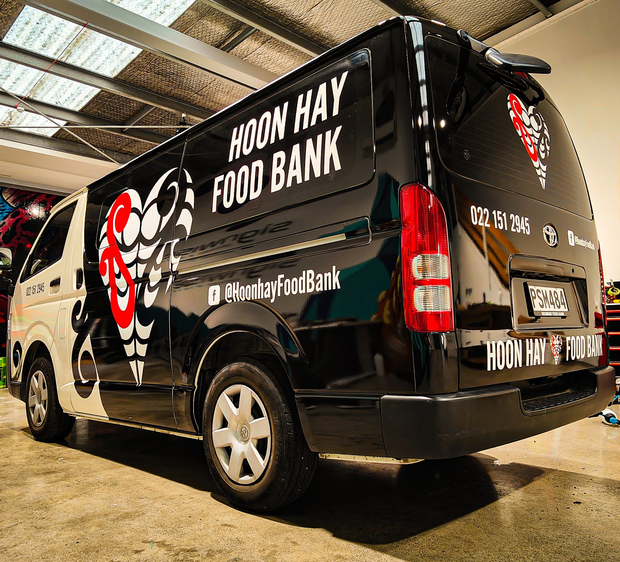 Hoon Hay Food Bank Van Graphics