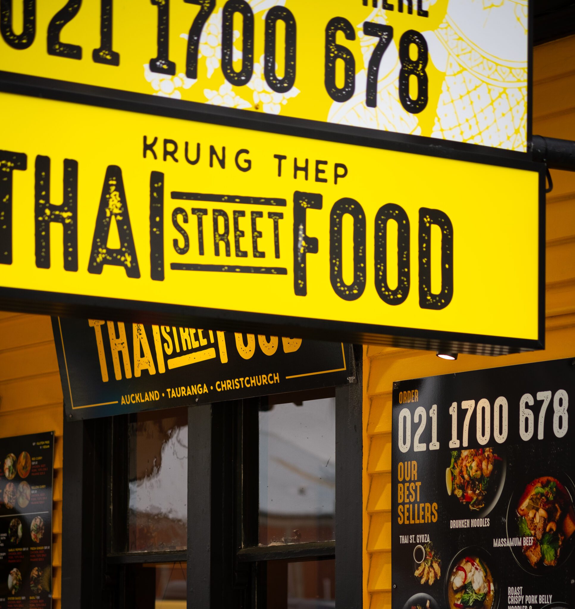 Thai Street Food Signs