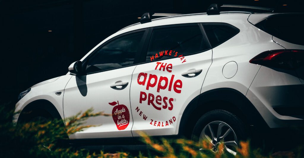Apple Press Vehicle Graphics