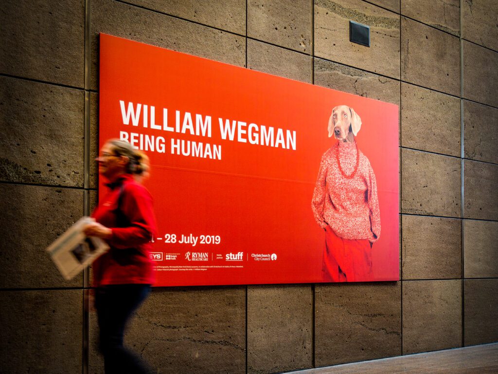 Exhibition Graphics - William Wegman